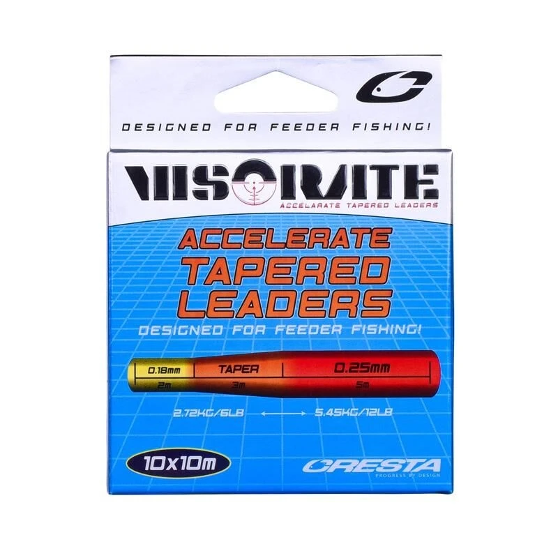 Cresta Visorate Accelerate Tapered Leaders 0.18-0.25mm 4 Cresta Visorate Accelerate Tapered Leaders 0.18-0.25mm - Afbeelding 2
