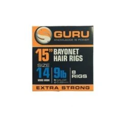 Guru 15” Bayonet Hair Rigs -Visuitrusting guru 15 bayonet hair rigs 3