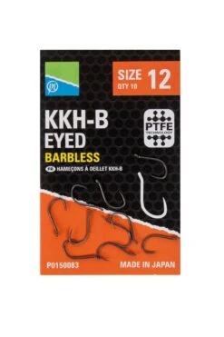KKH-B Eyed Barbless -Visuitrusting preston innovations kkh b eyed barbless 3