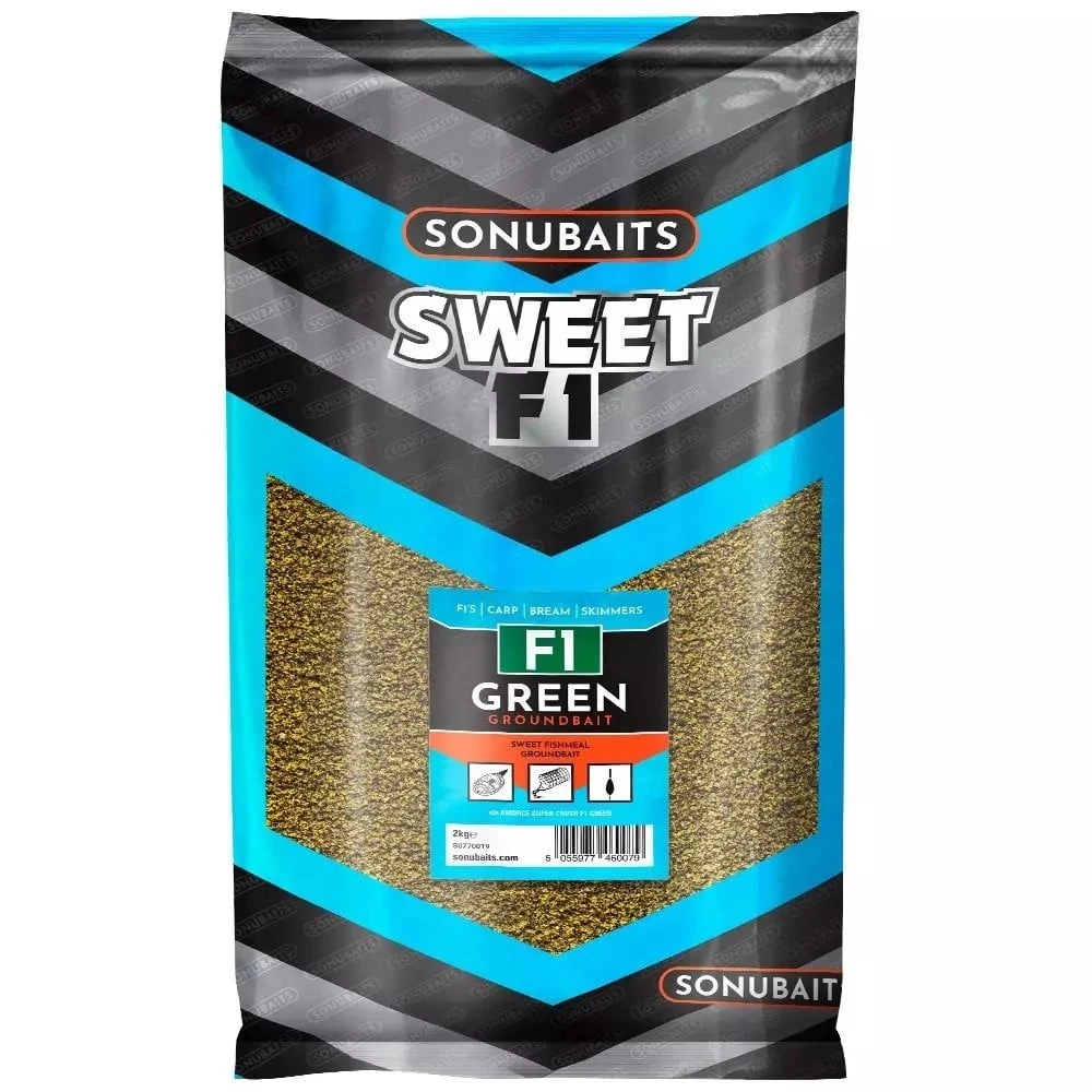Sonubaits F1 Green Sweet Fishmeal Groundbait 4 Sonubaits F1 Green Sweet Fishmeal Groundbait - Afbeelding 2