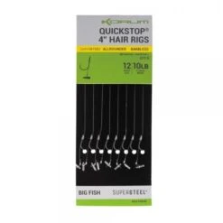 Visuitrusting -Visuitrusting supersteel big fish quickstop 4 hair rigs barbless 1